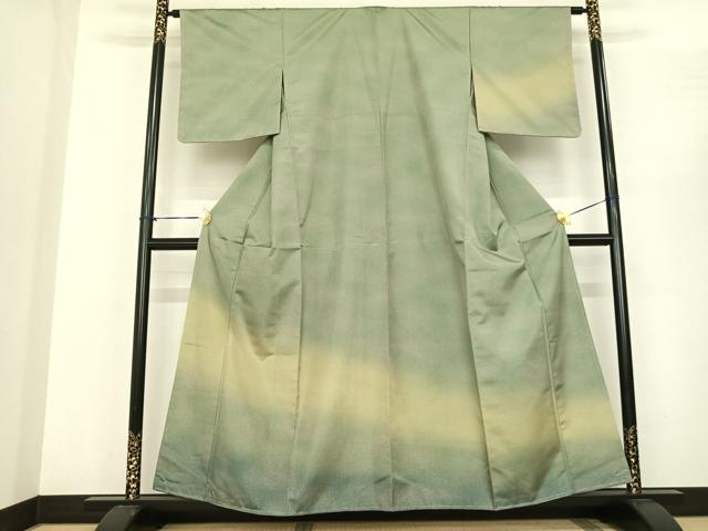 平和屋着物●本場染大島紬 訪問着 霞文 正絹 逸品 未使用 AABF0410fy