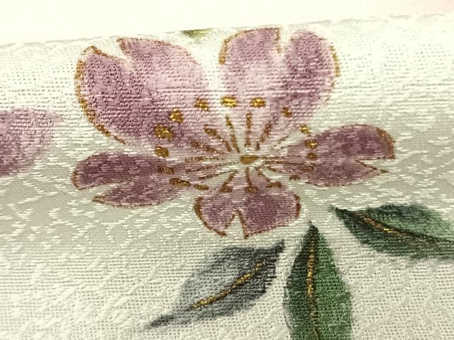平和屋着物●訪問着 手描き 舞花文 暈し染め 金彩 さが美扱い 正絹 逸品 未使用 AABF0411fy