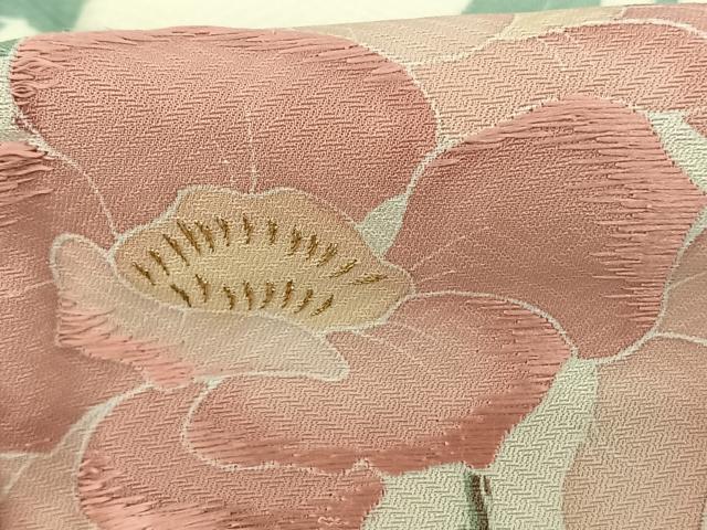 平和屋着物●訪問着 友禅 刺繍 枝花文 金糸 正絹 逸品 AABF0420fy