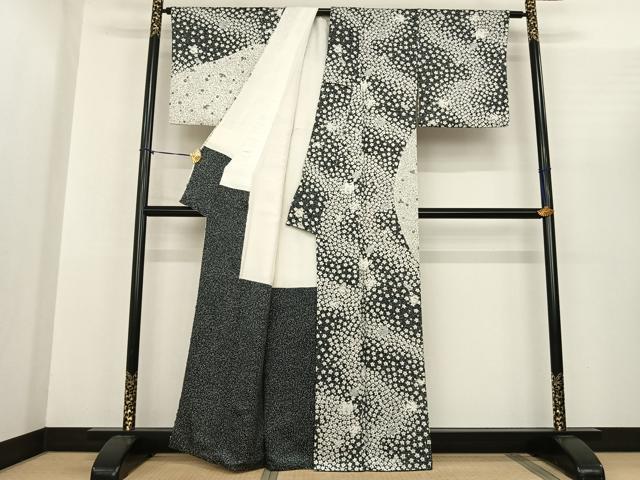 平和屋着物●訪問着 楓 正絹 逸品 AABF0428fy