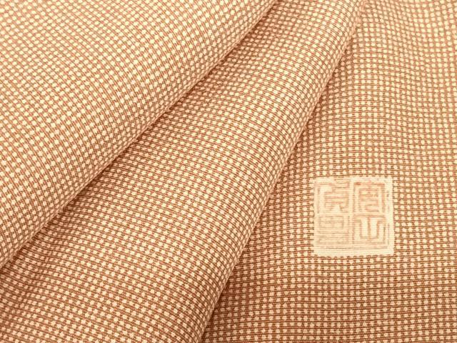 平和屋着物○江戸小紋 作家物 角通し 正絹 逸品 AABF0462fy