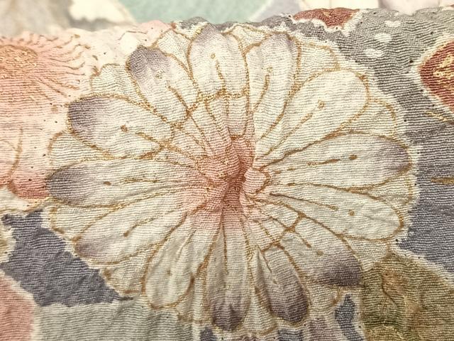 平和屋着物●訪問着 作家物 絞り 辻が花 暈し染め 金彩 正絹 逸品 AABF0465fy