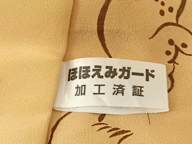 平和屋着物●長襦袢 無双仕立て 鳥獣戯画 正絹 逸品 AABF0514fy