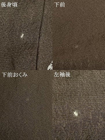 平和屋着物●訪問着 刺繍 散らし文 たたき染め 金彩 正絹 逸品 AABF0519fy