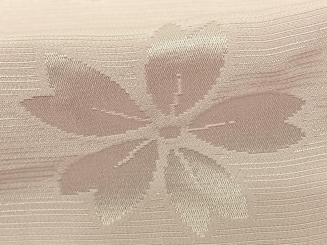 平和屋着物●振袖用長襦袢 無双仕立て 舞花地紋 鴇鼠色 やまと誂製 半衿刺繍 正絹 逸品 AABF0523fy
