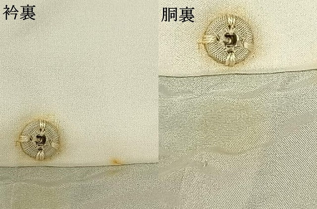 平和屋着物●上質な色無地 草花地紋 若菜色 やまと誂製 正絹 逸品 AABF0581fy