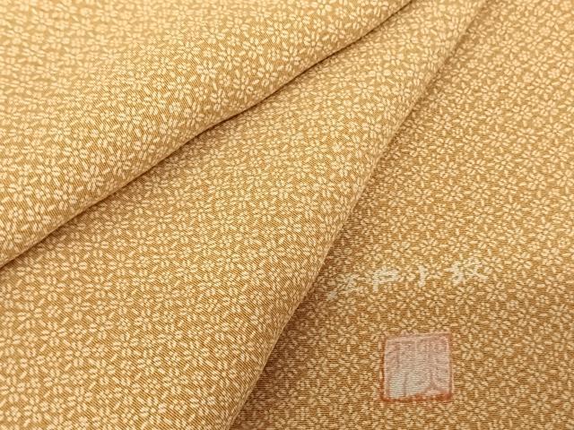 平和屋着物●江戸小紋 作家物 一黒羽 胡麻 正絹 逸品 AABF0621fy