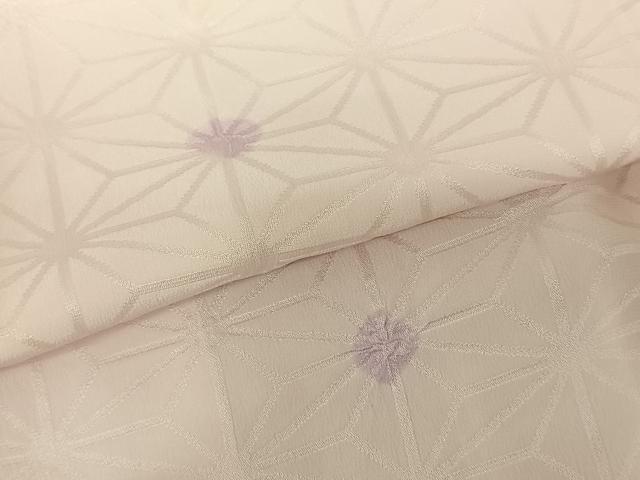 平和屋着物●長襦袢 袷 絞り 麻の葉文様 正絹 逸品 AABF0637fy
