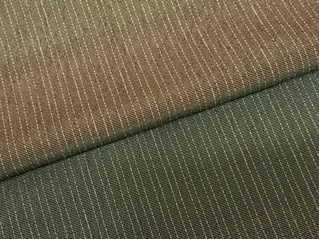 平和屋着物●お召 横段文 正絹 逸品 AABF0638fy