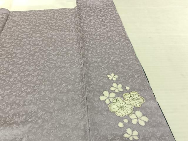 平和屋着物●訪問着 作家物 辻が花 暈し染め 銀通し地 ロング丈 正絹 逸品 AABF0683fy