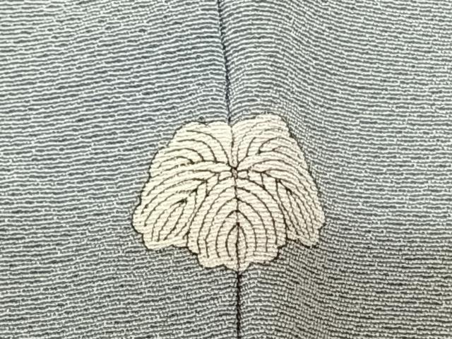 平和屋着物●訪問着 友禅 雪輪枝花文 丹後縮緬 金彩 反端付き ロング丈 正絹 逸品 AABL5484ck