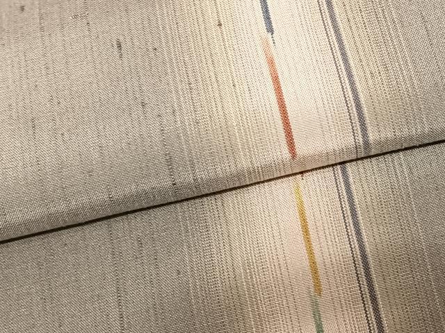 平和屋着物●上質な紬 間道 正絹 逸品 AABF0726fy