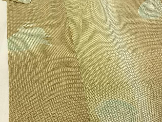 平和屋着物▽道中着 スリーシーズン 春夏秋 塵除け 兎 暈し染め 正絹 逸品 AABF0769jh
