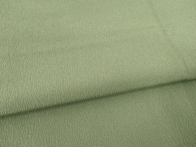 平和屋着物●上質な色無地 麹塵色 正絹 逸品 AABF0881ck