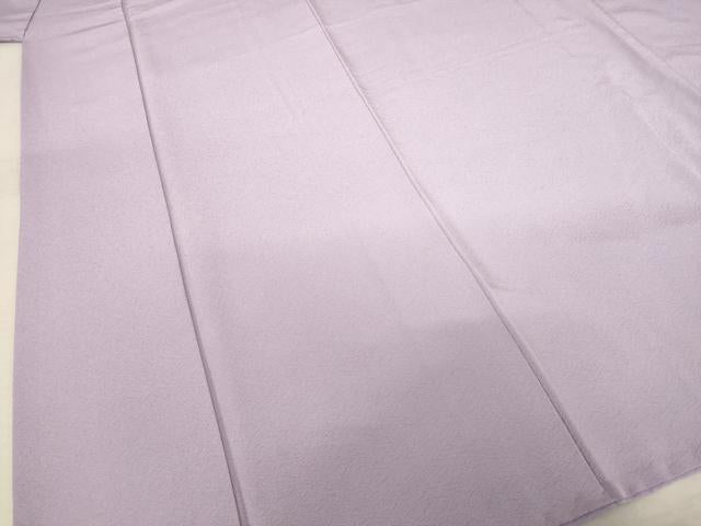 平和屋着物●上質な色無地 鳩羽色 正絹 逸品 AABF0884ck