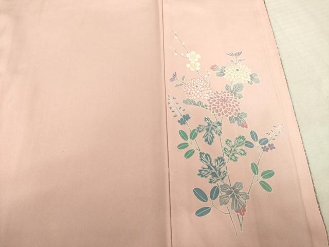 平和屋着物●訪問着 枝花文 暈し染め 正絹 逸品 AABF0894ck