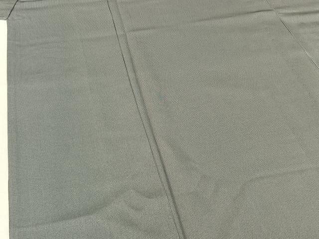 平和屋着物▽江戸小紋 単衣 万筋 御召御納戸色×白色 正絹 逸品 AABF0971jh