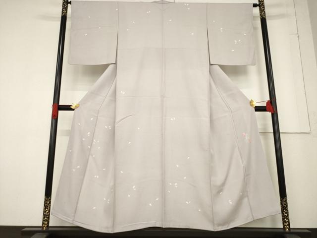 平和屋着物○洛楽人工房 (玉蟲染) 国兼屋 訪問着 紬