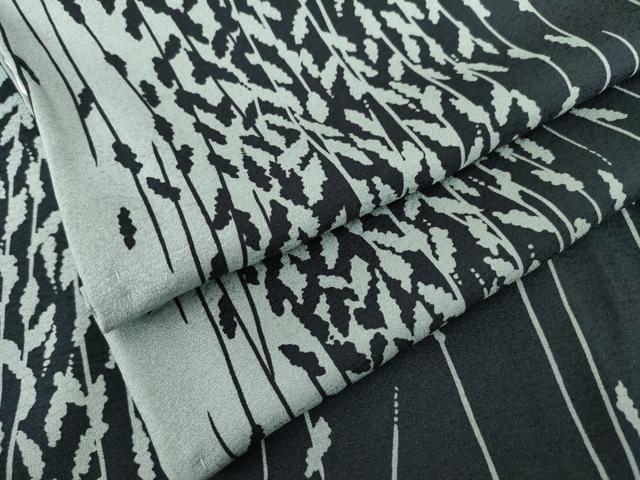 平和屋着物○上質な小紋 間道 正絹 逸品 未使用 AABF1341ck