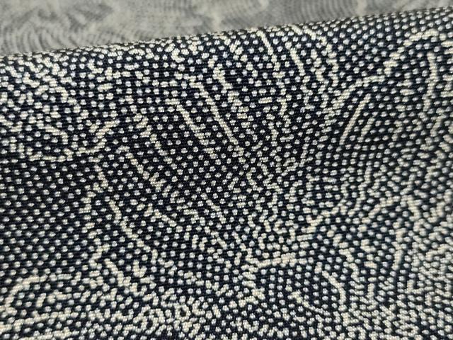 平和屋着物●伝統工芸士 廣瀬雄望 小紋 花尽くし 正絹 逸品 AABF1373ck