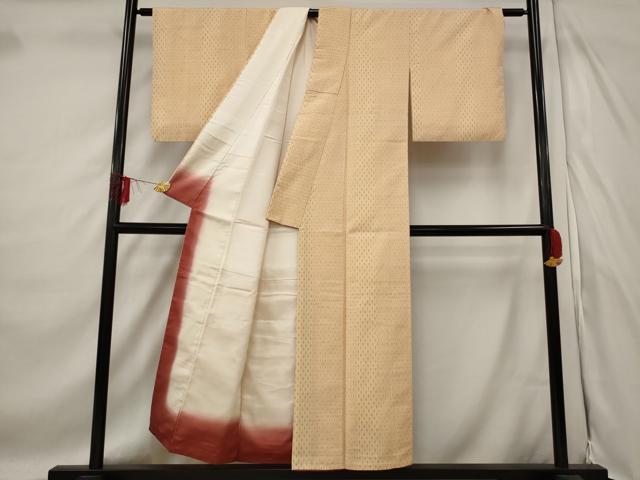 平和屋着物■上質な紬 立涌間道 正絹 逸品 AABF1480st