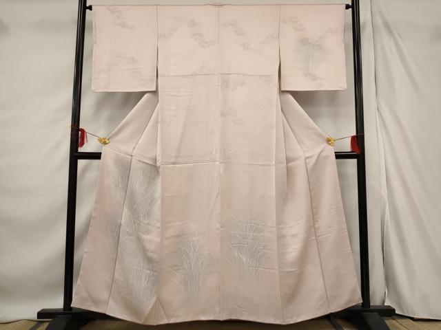 平和屋着物■訪問着 ろうけつ染め 草花文 暈し染め 正絹 逸品 AABF1519st