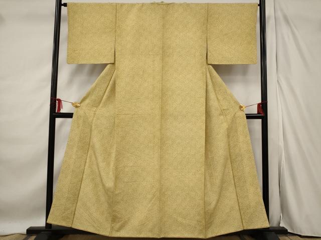 平和屋着物■上質な小紋 霞文 正絹 逸品 AABF1525st