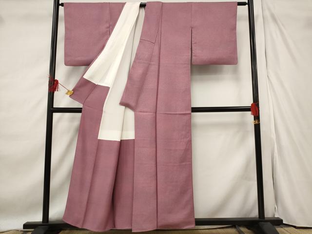平和屋着物■上質な小紋 霞文 暈し染め 正絹 逸品 AABF1545st