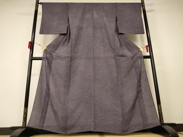 平和屋着物*夏物 小紋 絽 露芝文 洗える着物 AABF1565jd