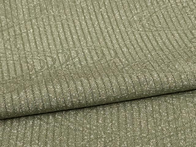 平和屋着物*夏物 小紋 縦絽 流水文 正絹 逸品 AABF1615jd