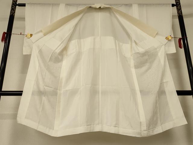 平和屋着物*夏物 長襦袢 流水文紗 白色 正絹 逸品 AABF1623jd