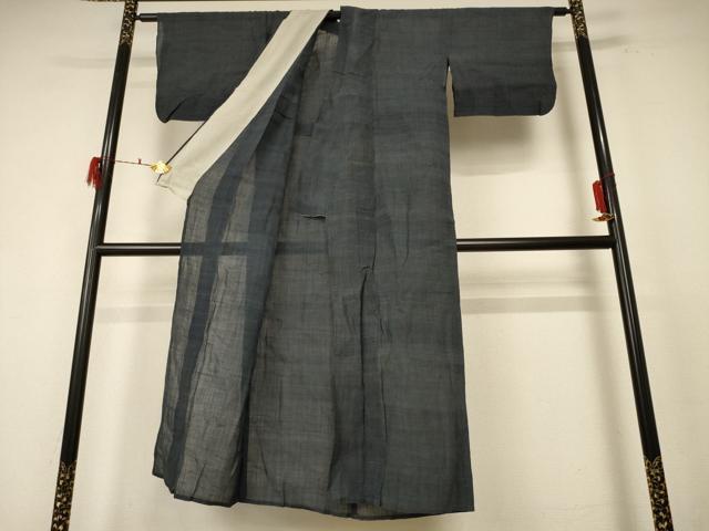 平和屋着物*夏物 紗紬 霞文 正絹 逸品 AABF1631jd
