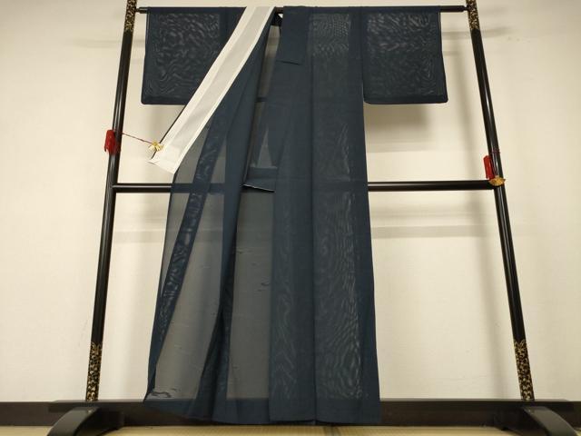 平和屋着物*夏物 色無地 絽 褐返色 正絹 逸品 AABF1644jd