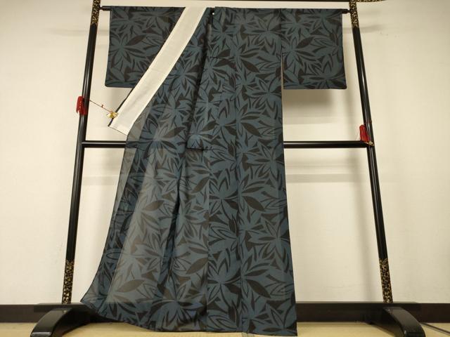 平和屋着物*夏物 小紋 紗 花づくし 洗える着物 AABF1665jd