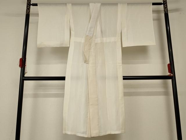 平和屋着物*夏物 長襦袢 絽 鳥の子色 正絹 逸品 AABF1678jd