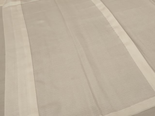 平和屋着物*夏物 長襦袢 絽 象牙色 正絹 逸品 AABF1679jd