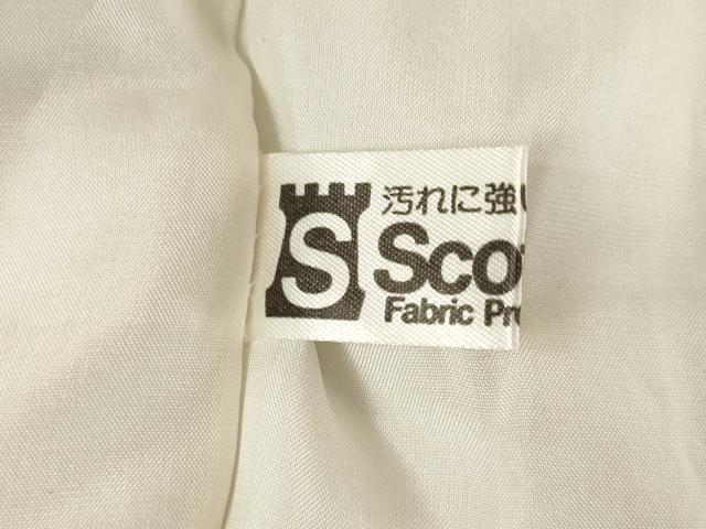 平和屋着物●本場大島紬 白大島 カタス9マルキ 風景文 正絹 逸品 AABF1793ck