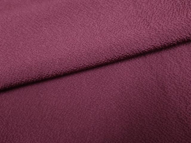 平和屋着物●ファッションデザイナー 花井幸子監修 色無地 暗紅色 正絹 逸品 未使用 AABF2036cs