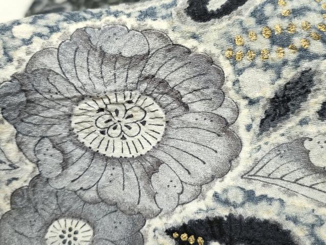 平和屋着物●訪問着 作家物 辻が花 絞り 暈し染め 金彩 正絹 逸品 AABF2061cs