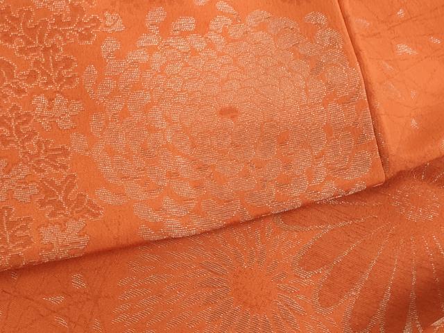 平和屋着物■上質な小紋 寿光織 草花文 正絹 逸品 AABF2093ja