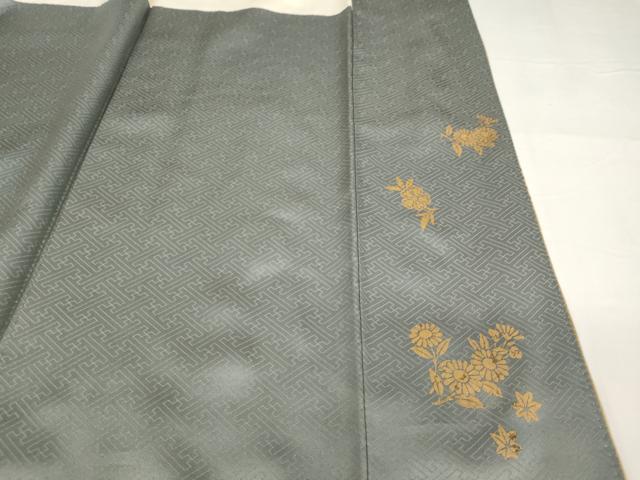平和屋着物■豪華色留袖 雪輪飛鶴花文 暈し染め 金彩 正絹 逸品 AABF2391ja
