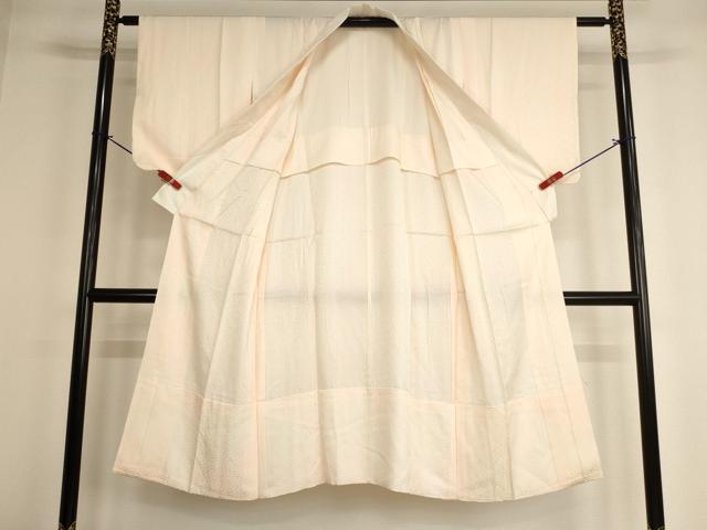 平和屋着物■長襦袢 無双仕立て 紗綾型地紋 暈し染め 正絹 逸品 AABF2418ja