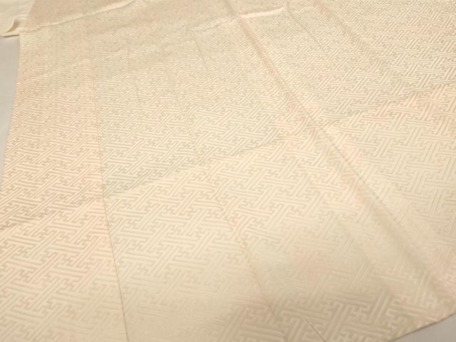 平和屋着物■長襦袢 無双仕立て 紗綾型地紋 暈し染め 正絹 逸品 AABF2418ja