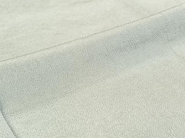 平和屋着物▽上質な色無地 単衣 淡藤色 鬼しぼ縮緬 正絹 逸品 AABF2547jh