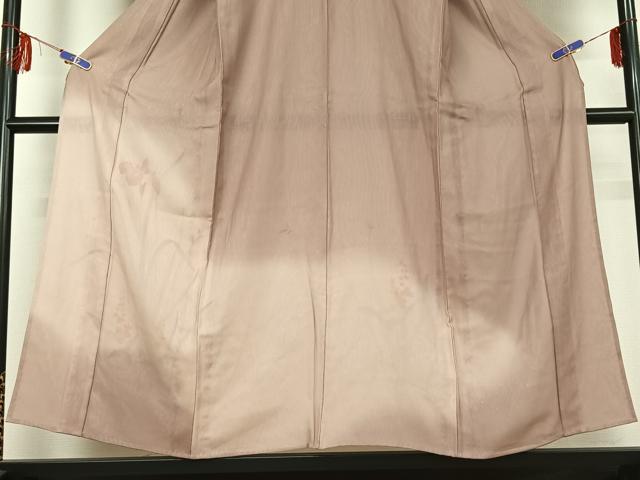 平和屋着物▽訪問着 無双 絽袷 絽×絽 手描き 流水花文 正絹 逸品 AABF2559jh
