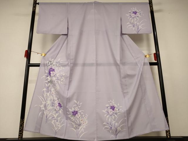 平和屋着物*夏物 訪問着 絽 草花文 洗える着物 AABF2779jd