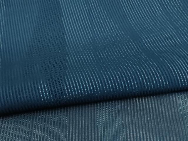 平和屋着物*夏物 小紋 縦絽 変わり縞 正絹 逸品 AABF2790jd