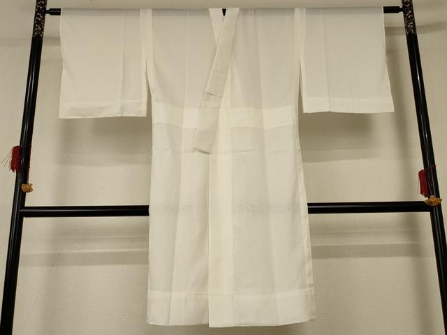 平和屋着物*夏物 長襦袢 絽 白色 洗える着物 AABF2832jd