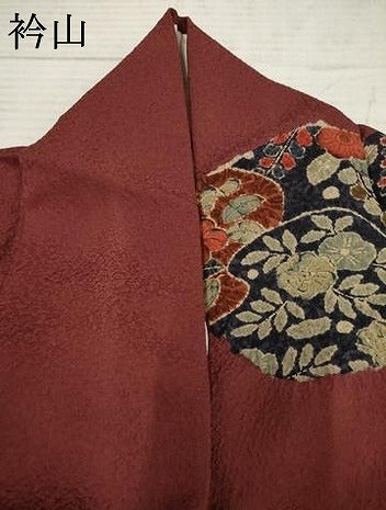 平和屋着物●訪問着 辻が花 草花文 正絹 逸品 AABF2975cs