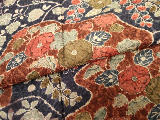 平和屋着物●訪問着 辻が花 草花文 正絹 逸品 AABF2975cs